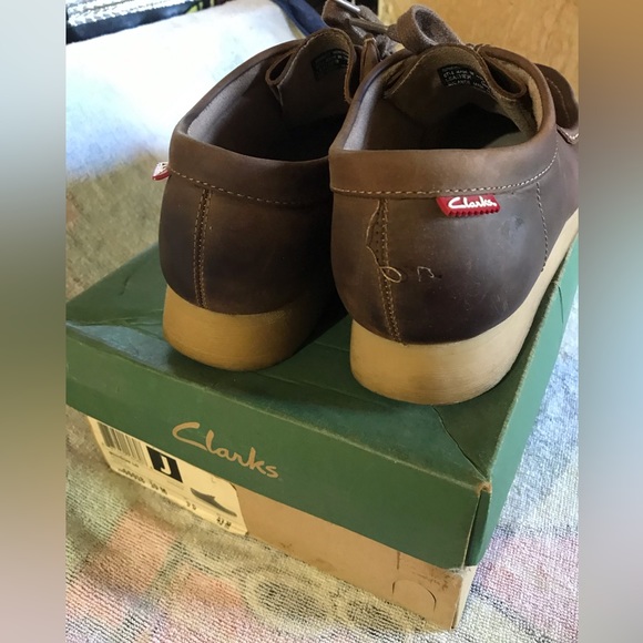 Clarks Stinson Lo Men's Lace up casual Shoes Size 10 Beeswax Leather - Picture 7 of 10